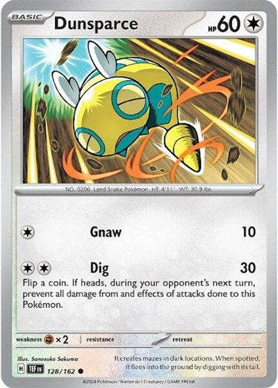 Dunsparce - 128/162 (Common) [TEF-128-C]