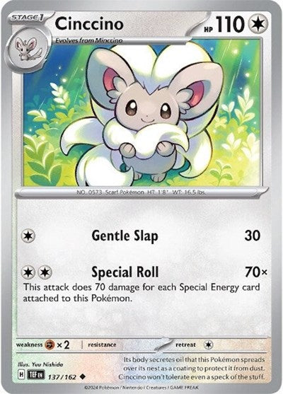 Cinccino - 137/162 (Uncommon) [TEF-137-U]