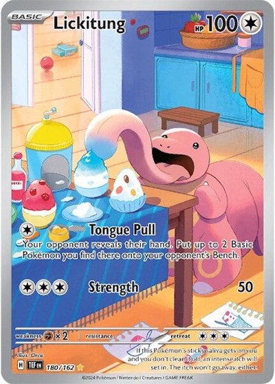 Lickitung - 180/162 (Illustration Rare) [TEF-180-IR]