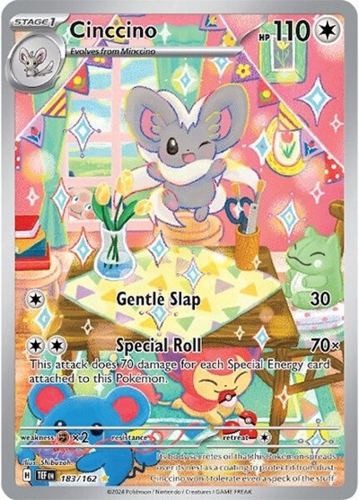 Cinccino - 183/162 (Illustration Rare) [TEF-183-IR]