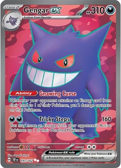 Gengar ex - 193/162 (Ultra Rare) [TEF-193-UR]