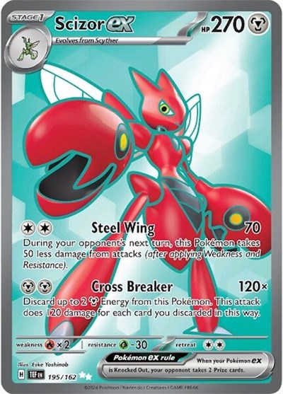 Scizor ex - 195/162 (Ultra Rare) [TEF-195-UR]