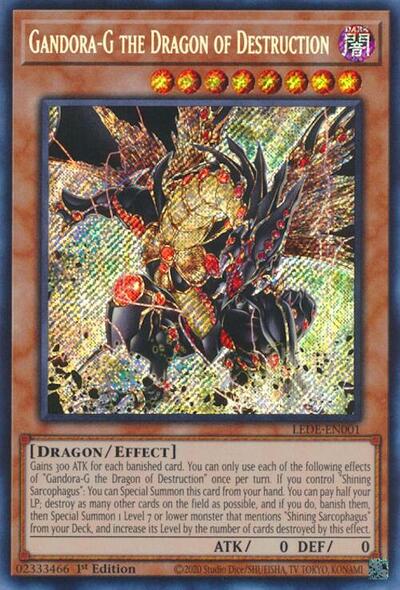 Gandora-G the Dragon of Destruction (Secret Rare) [LEDE-EN001-SeR]