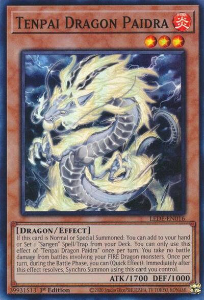 Tenpai Dragon Paidra (Super Rare) [LEDE-EN016-SuR]