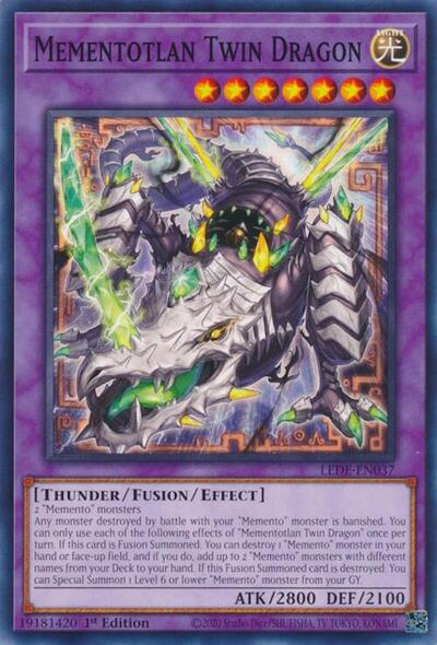 Mementotlan Twin Dragon (Common) [LEDE-EN037-C]