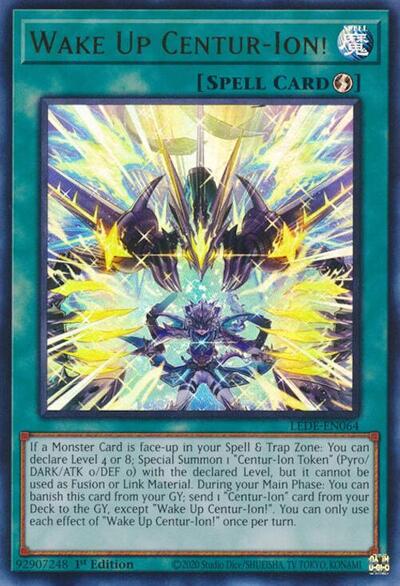 Wake Up Centur-Ion! (Ultra Rare) [LEDE-EN064-UR]