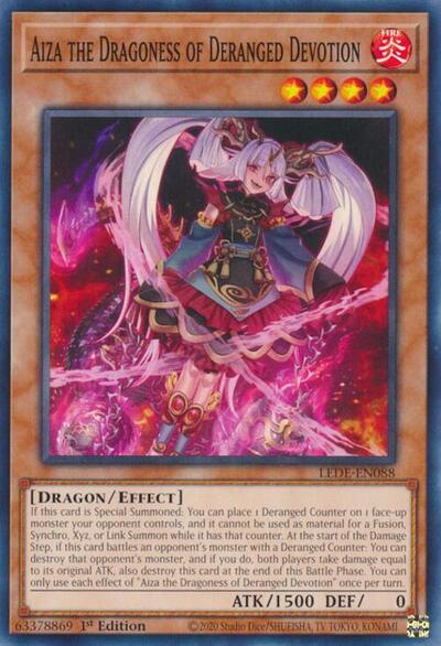 Aiza the Dragoness of Deranged Devotion (Common) [LEDE-EN088-C]