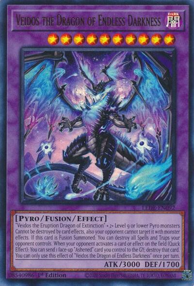 Veidos the Dragon of Endless Darkness (Ultra Rare) [LEDE-EN092-UR]