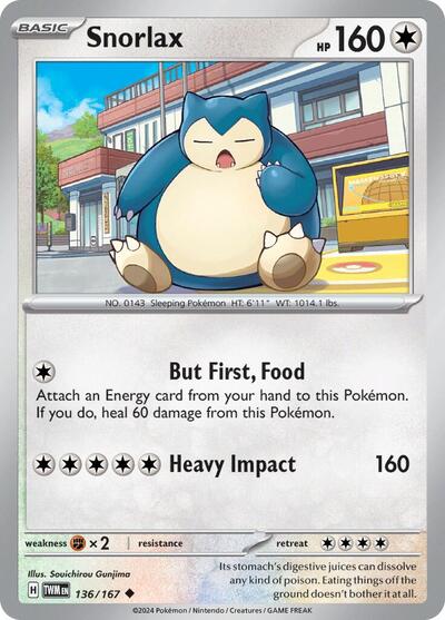 Snorlax - 136/167 (Uncommon) [TWM-136-U]