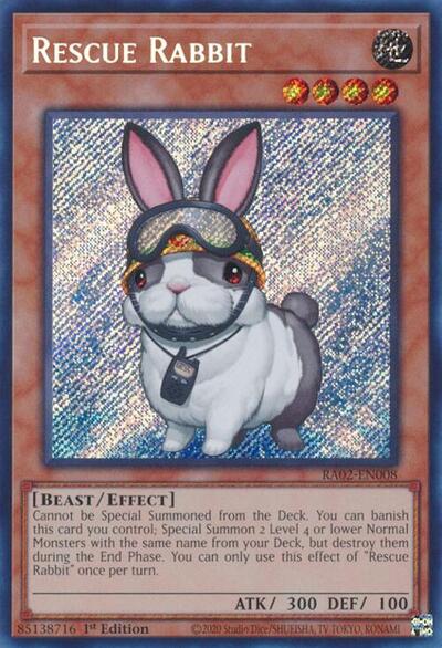 Rescue Rabbit (Secret Rare) [RA02-EN008-SeR]