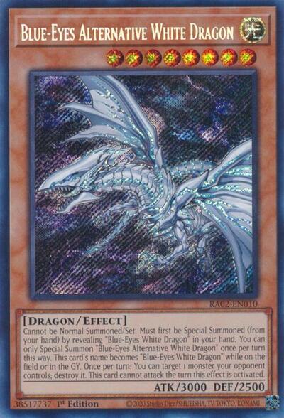 Blue-Eyes Alternative White Dragon (Secret Rare) [RA02-EN010-SeR]