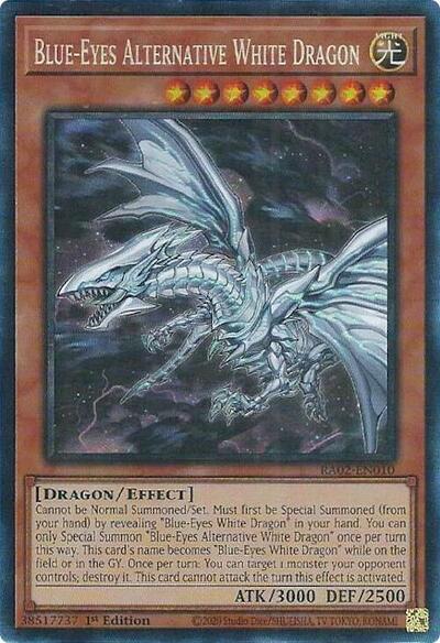 Blue-Eyes Alternative White Dragon (Prismatic Collector's Rare) [RA02-EN010-PCR]