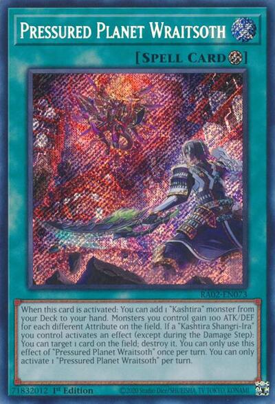 Pressured Planet Wraitsoth (Secret Rare) [RA02-EN073-SeR]