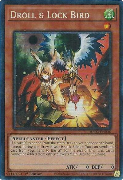 Droll & Lock Bird (Prismatic Collector's Rare) [RA02-EN006-PCR]