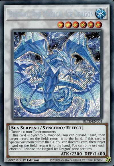 Brionac, the Magical Ice Dragon (Secret Rare) [BLTR-EN004-SeR]