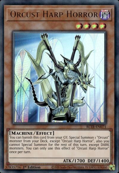 Orcust Harp Horror (Ultra Rare) [BLTR-EN071-UR]