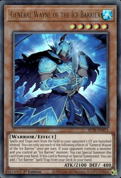 General Wayne of the Ice Barrier (Ultra Rare) [BLTR-EN073-UR]