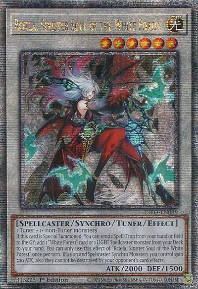 Rciela, Sinister Soul of the White Forest (Quarter Century Secret Rare) [INFO-EN039-QCSR]