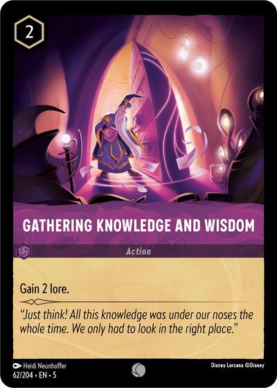 Gathering Knowledge and Wisdom [SHS-62]