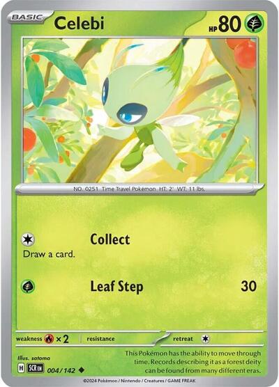 Celebi - 004/142 (Uncommon) [SCR-004-U]