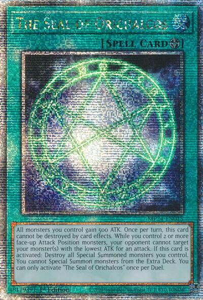 The Seal of Orichalcos (Quarter Century Secret Rare) [MP24-EN015-QCSR]