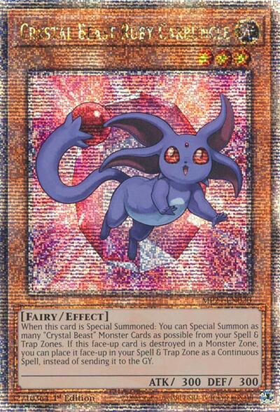 Crystal Beast Ruby Carbuncle (Quarter Century Secret Rare) [MP24-EN020-QCSR]