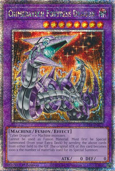 Chimeratech Fortress Dragon (Quarter Century Secret Rare) [MP24-EN022-QCSR]