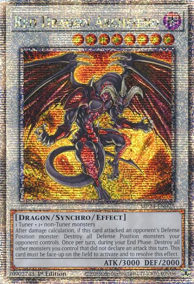 Red Dragon Archfiend (Quarter Century Secret Rare) [MP24-EN025-QCSR]