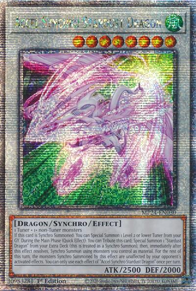 Accel Synchro Stardust Dragon (Quarter Century Secret Rare) [MP24-EN030-QCSR]