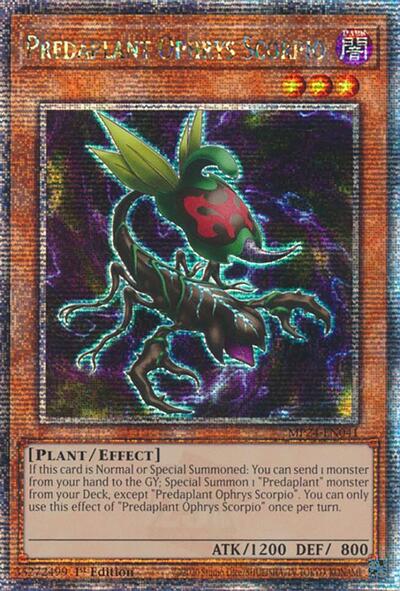 Predaplant Ophrys Scorpio (Quarter Century Secret Rare) [MP24-EN041-QCSR]