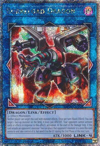 Borreload Dragon (Quarter Century Secret Rare) (Alternate Art) [MP24-EN048-QCSR-ALT]