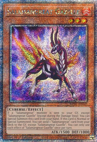 Salamangreat Gazelle (Quarter Century Secret Rare) [MP24-EN049-QCSR]