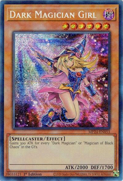 Dark Magician Girl (Prismatic Secret Rare) (Alternate Art) [MP24-EN053-PrSR-ALT]