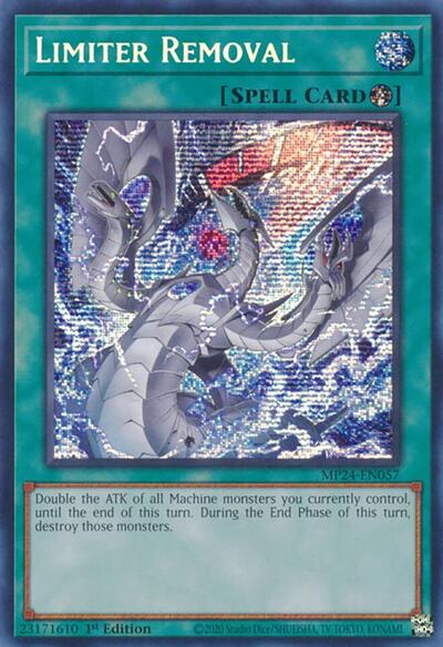 Limiter Removal (Prismatic Secret Rare) (Alternate Art) [MP24-EN057-PrSR-ALT]