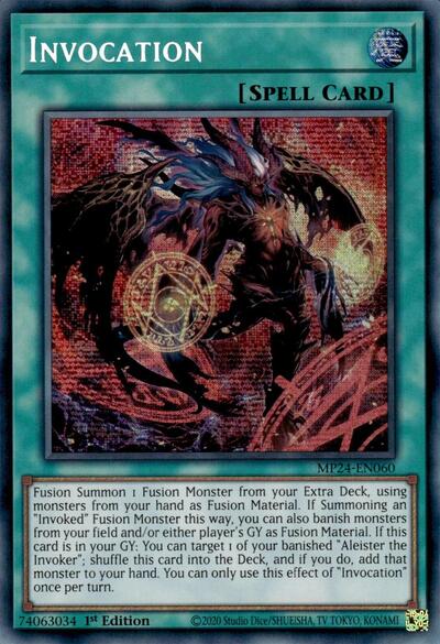 Invocation (Prismatic Secret Rare) (Alternate Art) [MP24-EN060-PrSR-ALT]