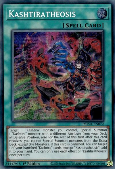 Kashtiratheosis (Prismatic Secret Rare) [MP24-EN072-PrSR]