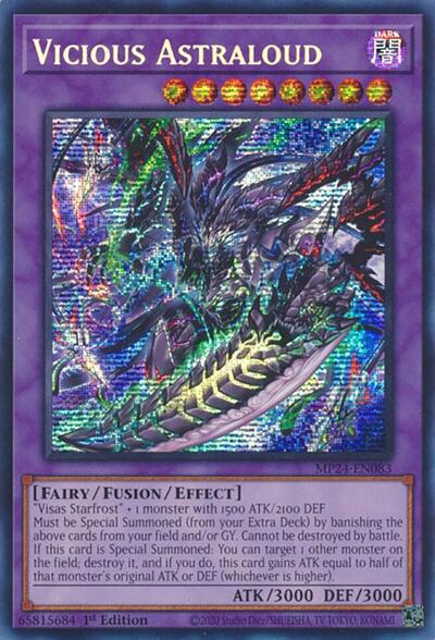 Vicious Astraloud (Prismatic Secret Rare) [MP24-EN083-PrSR]