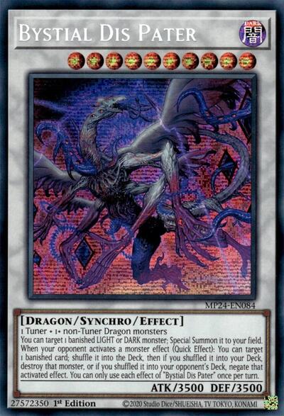 Bystial Dis Pater (Prismatic Secret Rare) [MP24-EN084-PrSR]