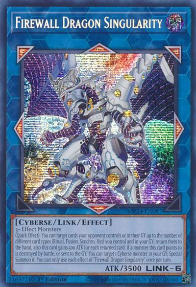 Firewall Dragon Singularity (Prismatic Secret Rare) [MP24-EN087-PrSR]