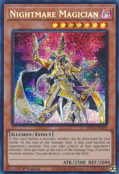 Nightmare Magician (Prismatic Secret Rare) [MP24-EN093-PrSR]