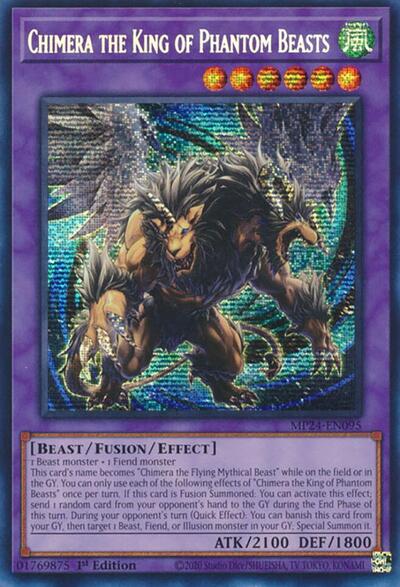 Chimera the King of Phantom Beasts (Prismatic Secret Rare) [MP24-EN095-PrSR]