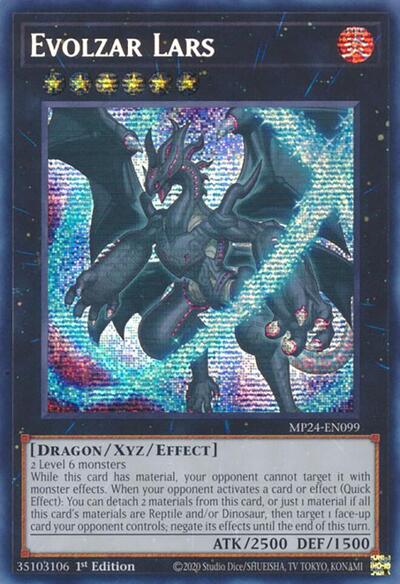 Evolzar Lars (Prismatic Secret Rare) [MP24-EN099-PrSR]