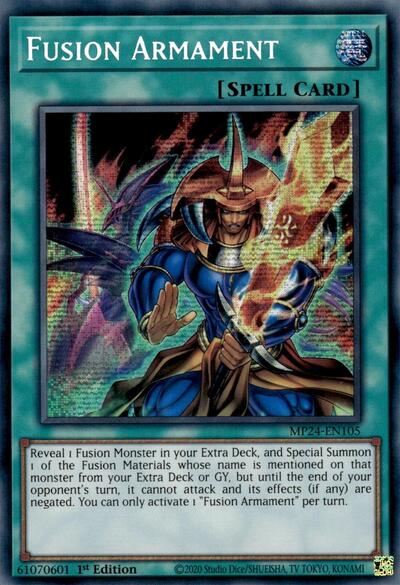 Fusion Armament (Prismatic Secret Rare) [MP24-EN105-PrSR]