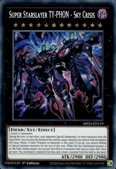 Super Starslayer TY-PHON - Sky Crisis (Prismatic Secret Rare) [MP24-EN119-PrSR]