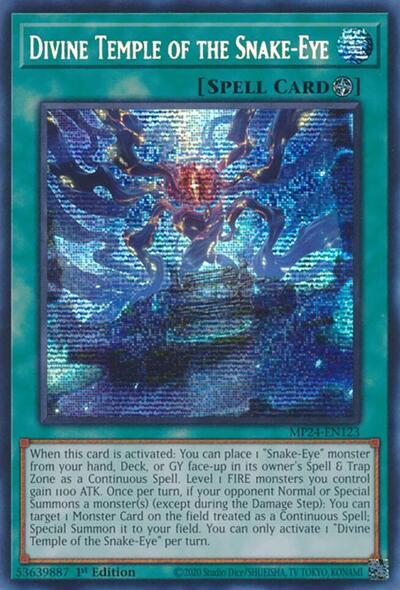 Divine Temple of the Snake-Eye (Prismatic Secret Rare) [MP24-EN123-PrSR]