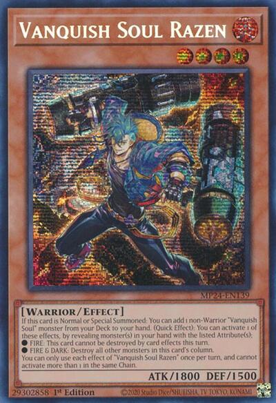 Vanquish Soul Razen (Prismatic Secret Rare) [MP24-EN139-PrSR]