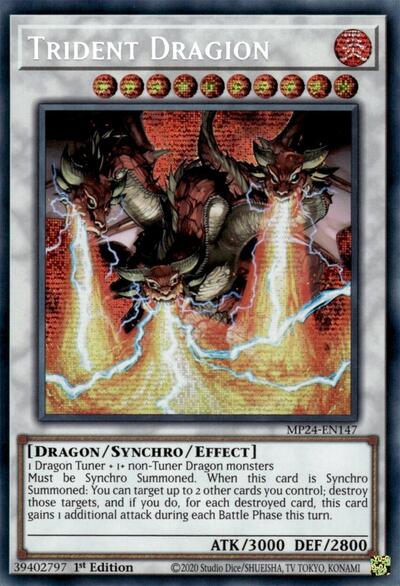 Trident Dragion (Prismatic Secret Rare) [MP24-EN147-PrSR]