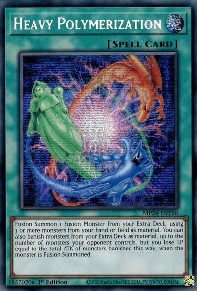 Heavy Polymerization (Prismatic Secret Rare) [MP24-EN150-PrSR]