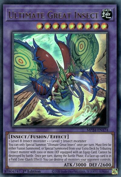 Ultimate Great Insect (Ultra Rare) [MP24-EN174-UR]