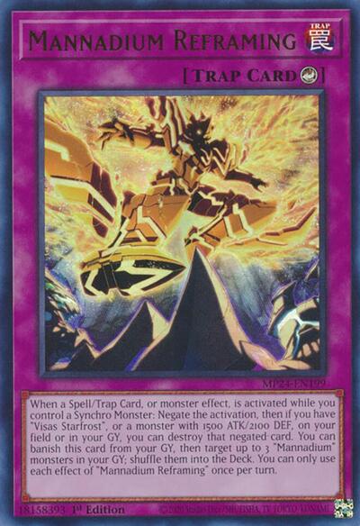 Mannadium Reframing (Ultra Rare) [MP24-EN199-UR]